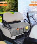 Heavy Duty Golf Cart Seat Covers With Four Front Pockets And Non Slip Bottom Universal Fit For Ezgo Yamaha Club Car Two Seater Weekend Warrior Grade Vinyl on golf cart seat.