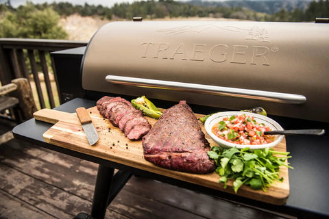 Wood Pellet Grill And Smoker That Delivers Wood Fired Flavor With Big 884 Square Inches Cook Area And Bronze Finish grilling steak