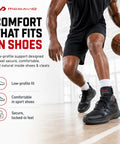 Athlete wearing Ankle Brace for Sprain Prevention and Recovery With Bio Logix Therapy Support Competition Grade Low Profile.