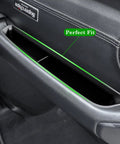 Center Console Organizer Kit For Jeep Wrangler JL JLU And Gladiator JT 2018 2023 4 Piece Set gear shift side tray close-up