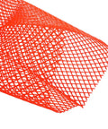 Closeup view of PVC Mesh Diving Tank Sleeve Anti Scratch Protective Cover For 12L Cylinders Adjustable Fit Up To 18cm Diameter Orange