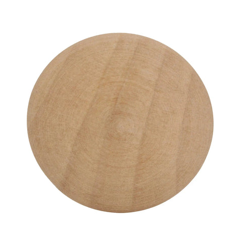 Top view of Unfinished One And One Quarter Inch Cabinet Knob In Everyday Heritage Style Go To Drawer Knob For Cabinets And Furniture 32 mm Diameter One Pack Classic Cabinet Hardware