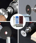 88 Piece Electric Sander Accessory Kit With Circular Saw Blades, Sandpaper, Grinding Discs, and Resin Sheets used on different materials