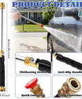High Pressure Washer Wand With Dual Mode Nozzle Attachments For Garden Hose Power Washing Linear Jet And Wide Fan Spray Hydro Jet Ready For Deep Clean And Wide Area Coverage