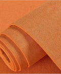 Thick Peel And Stick Wall Covering Roll With Integrated Soundproof Foam And Heavy Duty Cloth Texture For No Hassle Wall Coverings And Big Time Room Makeover Projects in orange linen close-up