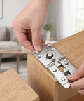 Never Let Your Couch Budge An Inch Again With These Heavy Duty Interlocking Sectional Sofa Connectors 6 Pack Rust Resistant Furniture Clips attached to sofa.