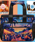 Colorful Insulated Picnic Backpack Lunch Bag For All Day Outings The Go To Carryall With 12 X 8.7 X 10 Inch Capacity Keeps Food Fresh