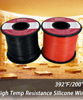 Dual Color 18 Gauge Silicone Wire Red And Black Hook Up Cable Flexible 18 AWG with 150 Strand Tinned Copper Conductor