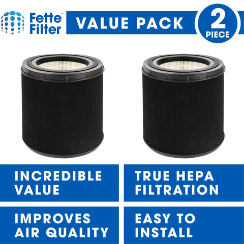 True HEPA Filter M Replacement For GermGuardian Air Purifiers AC4700 AC4700BDLX AC4700DLX AC4711W AC4625 AC4625BDLX Two-Pack