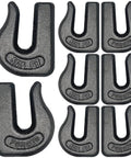 8 Pack 5/16 Inch G70 Weld On Grab Chain Hooks For Chains And Tractor Buckets, Heavy Duty Weld-On Hooks Set, 4700 Lb Working Load Limit, Forged Steel Construction, 2.5 In Long By 1.95 In Wide. Forged steel 5/16 G70 weld-on grab hooks set