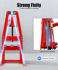 Heavy Duty H Frame Hydraulic Shop Press With Plates 6 Ton Pro Grade showing strong A-shaped structure and high-elasticity springs.