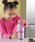 Child using Yumology Science Sweets Lab Kit For Kids, A Fun Candy Science Set With Candy Experiments, STEM Toys For Young Makers, Create Ice Pops