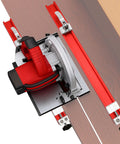 Adjustable Circular Saw Guide Rail Aluminum Alloy Universal Base Jig For Precision Milling And Edge Woodworking Fits 12 Inch Base
