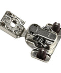 Set Of 50 Concealed Face Frame Cabinet Hinges, One Half Inch Overlay, Soft Close, 105 Degree Opening, 2 Cam, Press In, 6 Way Adjustable