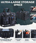 Expandable Fishing Tackle Bag With Zip Expandable Design Water Resistant Shoulder Bag featuring internal pockets and storage slots