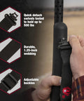 Built Tough Heavy Duty Two Point Tactical Rifle Sling With Quick Detach Swivels rated for five hundred pounds, featuring adjustable 1.25-inch webbing.