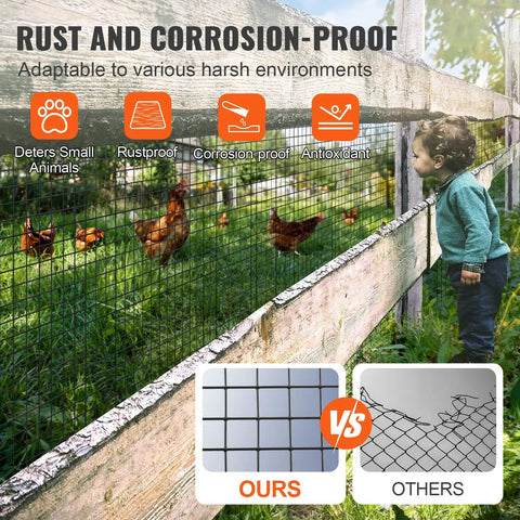 Heavy Duty Galvanized Hardware Cloth 24 Inch By 100 Foot One Half Inch Welded Wire Mesh Roll in chicken coop setting