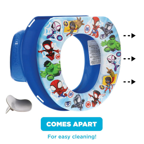 Ultra Comfy Toddler Potty Training Seat With Rock Solid Side Handles And Dead Simple Rinse Off Design Made In Usa Thick Cushion Pad That Sits Like A Dream On Standard Toilet Bowls Daily Staple