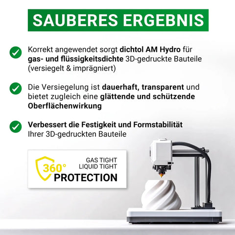 Image showing 3D printer using Pro Grade 3D Print Sealer And Impregnation Agent For PLA ABS ASA And SLS Parts, Solvent Free Sealer.