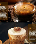 Straight Fire Game Changer Electric Espresso Machine With Fast Steam Milk Frother Two In One Countertop Coffee Brewer One Touch Button Setup For Velvety Foam And Bold Shots That Hit Different Every Single Day, showcasing espresso and frothed milk.