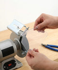 Installing Heavy Duty Bench Grinder Safety Guards Shields Pack Of 2 For Home Workshop, Industrial Debris Guard on grinder