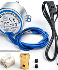 Synchronous Cup Turner Motor 2.5 To 3 RPM AC 100 To 127V 50 60 Hz 4W Reversible CCW CW With 7mm Flexible Coupling For Cup Turner Rotator Low Noise Durable Mini Motor Workhorse For Nonstop Cup Decorating, with power cord and mounting parts