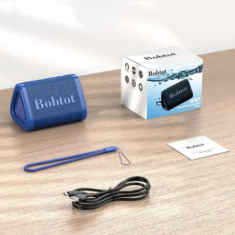 Portable Bluetooth Shower Speaker Waterproof IPX7 With Loud Stereo Sound And Bass, 15 Hours Playtime, TWS Pairing