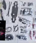 SPEC-R R1 1/10 Scale RC Electric Touring Car 4WD Carbon Fiber Main Chassis Kit With Upper Plate Front 52mm 50mm Dogbones Parts