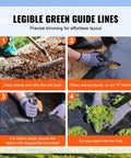 Heavy Duty 4x100 Ft Woven Weed Barrier Landscape Fabric For Landscaping And Driveways Ground Cover Weed Blocker Geotextile PP Weed Control Mat Black Weather Resistant Outdoor Grade with installation process shown in four steps.