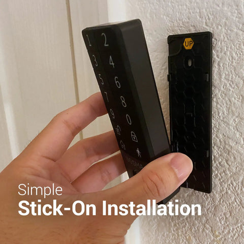 Wireless Bluetooth Fingerprint Keypad for Aegis Smart Door Lock Tap to Unlock Passcode Access installation