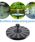 Sun Powered Solar Bird Bath Fountain Pump With 6 Nozzles For Outdoor Garden Pond Or Pool Floating 1.5W Solar Panel Eco Friendly Water Feature Easy Setup Attract Hummingbirds, shown installed in various water settings.