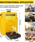 Portable Eyewash Station Emergency OSHA Approved Wall Mounted Eye Wash First Aid 14 Gallon Eye Irrigation Equipment For Quick Eye Flushes And Spill Response