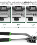 3 In 1 Tubing Bender For 1/4 Inch, 3/8 Inch, 1/2 Inch O D Copper And Aluminum Tubes, Pro Grade HVAC Tool adjustment settings