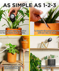 Soil Moisture Meter Hygrometer For Indoor And Outdoor Plants No Batteries Required Easy Readings For Garden Lawn Potted Plants Farm Care Accurate Water Level Monitoring inserted in potted plants