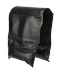 Black folded Dog Agility Tunnel For Training And Fun, 78.7 Inch Long And 15.7 Inch Diameter, Indoor Outdoor use, portable