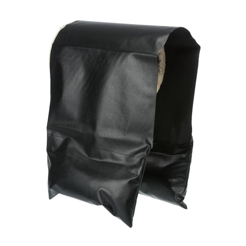Black folded Dog Agility Tunnel For Training And Fun, 78.7 Inch Long And 15.7 Inch Diameter, Indoor Outdoor use, portable