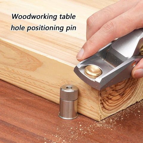Locking Stainless Steel MFT Table Hole Pins For Woodworking Benches Quick Release No Tools Needed For Accurate Workbench Setup Expansion Pins