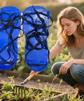 Heavy Duty Lawn Aerator Shoes with Spikes and Adjustable Straps for Outdoor Yard Maintenance, ideal for gardening use