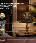 Medium Modern Style Lamp Shades With Multiple Sides Tree Pattern Metal Spider Lampshade For Table Lamps And Floor Lights in room