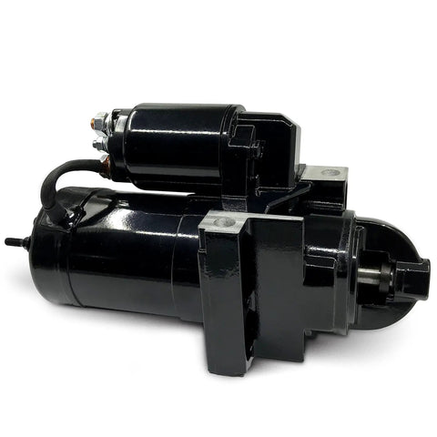 Beefy Marine Starter For Mercruiser And Volvo Penta Engines 3.0L 4.3L 5.0L 5.7L 6.2L SAE J1171 19715 Replacement black unit