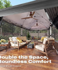 Pop Up Gazebo 10x20 Foot Instant Portable Canopy Shelter Easy One Person Setup No Fuss Folding Backyard Patio Party Tent