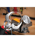 MV1 3-Inch To 6-Inch Polyurethane Soft Grip Vise Non-Marring Clamp on workbench with tools in background
