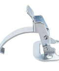 Side view of galvanized 3.62 inch draw toggle latch with spring steel hook for doors and panels zinc plated heavy duty construction