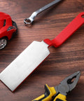 Pro Grade Auto Body Dinging Spoon Dent Repair Slapper Tools for smoothing dings on metal panels and bodywork, red handle