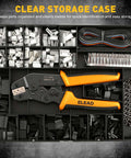 2020 Piece XH 2.54mm Connector Kit with Ratcheting Crimping Tool in storage case