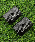 Black Bike Handlebar Shim Set 25.4 To 31.8 Mm Aluminum Alloy Stem Reducer Clamp on grass background