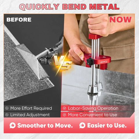 No Sweat Handheld Sheet Metal Bender And Five Inch Manual Bending Roller Workshop Essential For Creating Flawless Edge Seams On Roofing Flashing And Trim Daily