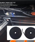 Rubber Timing Belt Kit For K2 Plus 3D Printer With XY Synchronous Belts And Posts Easy Install For Precise Motion And Minimal Layer Shifts Ideal DIY Print Repair And Routine Maintenance, rubber belts shown installed