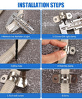Installation steps for Stainless Steel U Clamp Kit For Pipe And Tube Mounting, Heavy Duty U Bracket Pipe Strap For 5/16 To 3/4 Inch