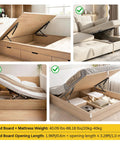 Rugged Steel Bed Lift Mechanism For RV Sofas And Tatami Bunks Got You Cover Rock Solid 48 Pound Capacity Easy Peasy Install Complete Kit With Heavy Duty Hardware showing various angles and uses in modern settings.